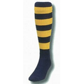 Bumblebee Striped Soccer Heel & Toe Sock (7-11 Medium)